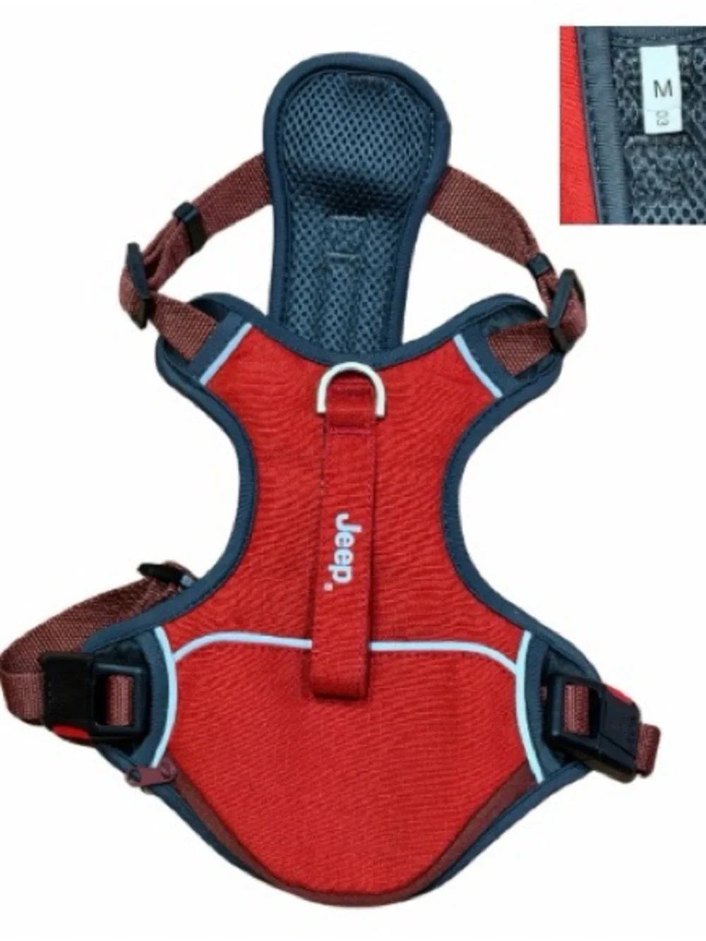 Jeep Dog Harness with Reflective Trim